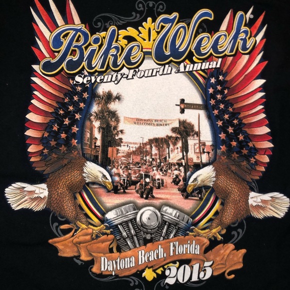 Bike week T-shirt - Picture 3 of 5